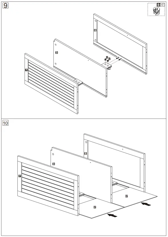 Tileon AYBSZHD2282 Freestanding Linen Cabinet - fig 7
