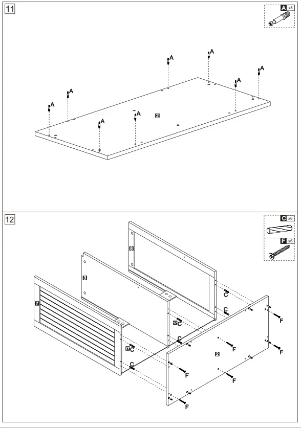 Tileon AYBSZHD2282 Freestanding Linen Cabinet - fig 8