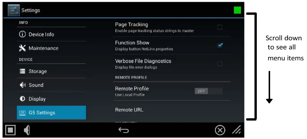HARMAN VARIA-150 AMX Audio Video Control Touch Panel - fig 19