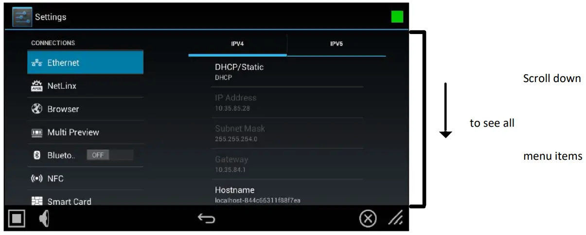 HARMAN VARIA-150 AMX Audio Video Control Touch Panel - fig 26