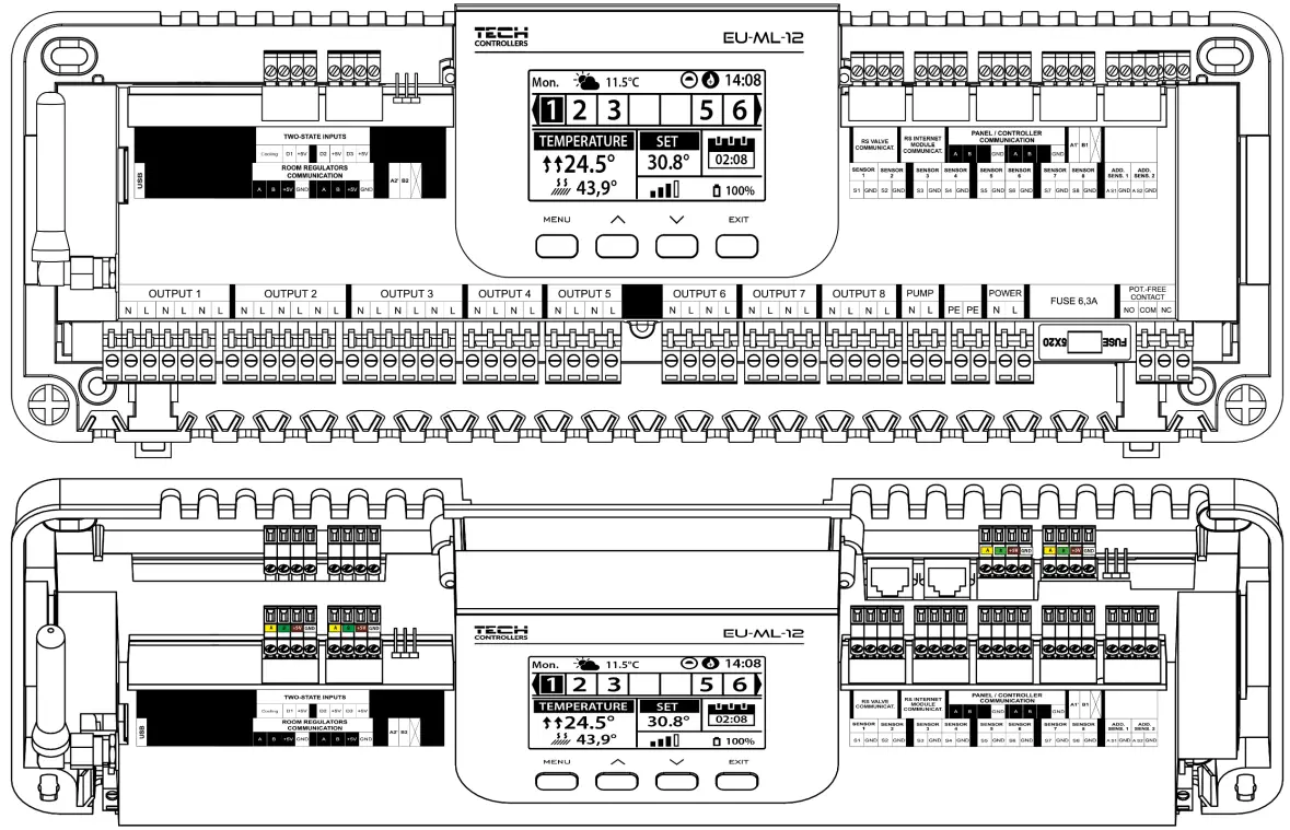 TECH CONTROLLERS ML 12 The Primary Controller - Figure