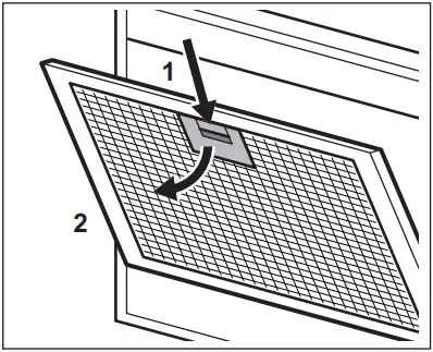 Electrolux LFT769X Cooker Hood User Manual - To clean the filter