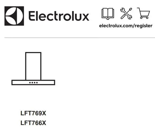 Electrolux LFT769X Cooker Hood User Manual