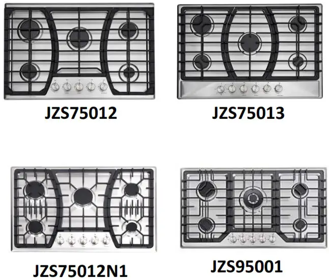 THE HOME DEPOT JZS75012 Gas Cooktop - cover