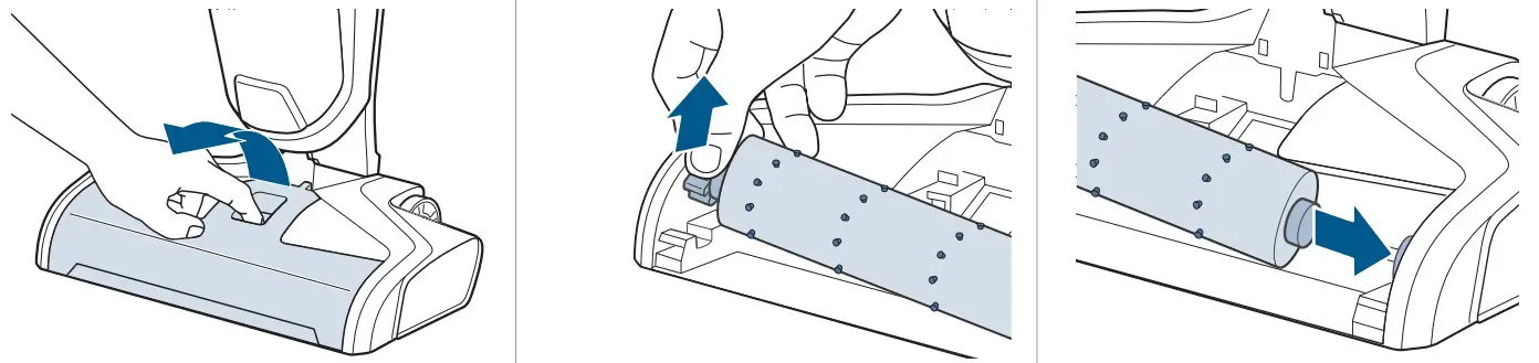 BISSELL 1785 CROSSWAVE All In One Multi Surface Cleaner - Changing the Brush Roll