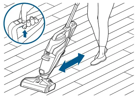 BISSELL 1785 CROSSWAVE All In One Multi Surface Cleaner - Cleaning with Hard Floor