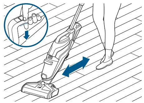 BISSELL 1785 CROSSWAVE All In One Multi Surface Cleaner - backward