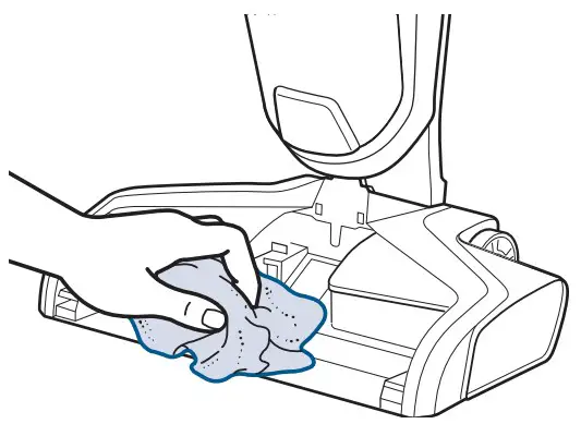 BISSELL 1785 CROSSWAVE All In One Multi Surface Cleaner - brush roll