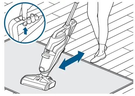 BISSELL 1785 CROSSWAVE All In One Multi Surface Cleaner - spray trigger