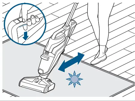 BISSELL 1785 CROSSWAVE All In One Multi Surface Cleaner -trigger