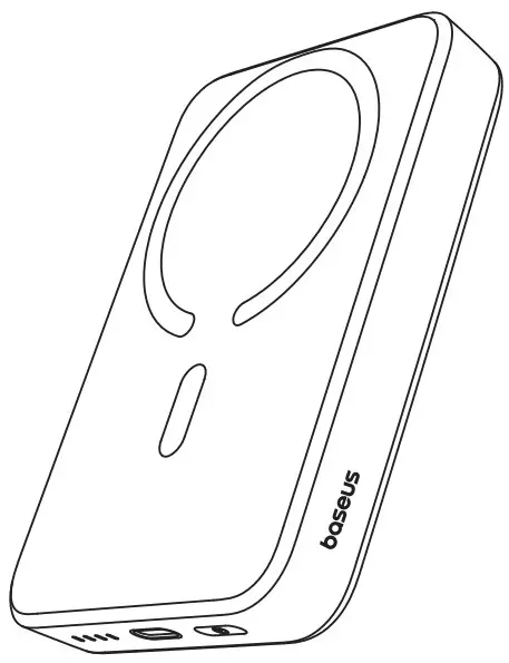 Baseus PPCXM10A 10000mAh 20W Magnetic Mini Air Wireless Fast Charge Power Bank