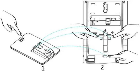 GPO Retro SSP-8210-SMK Dual Line IP Cordless Full Duplex Speakerphone A6