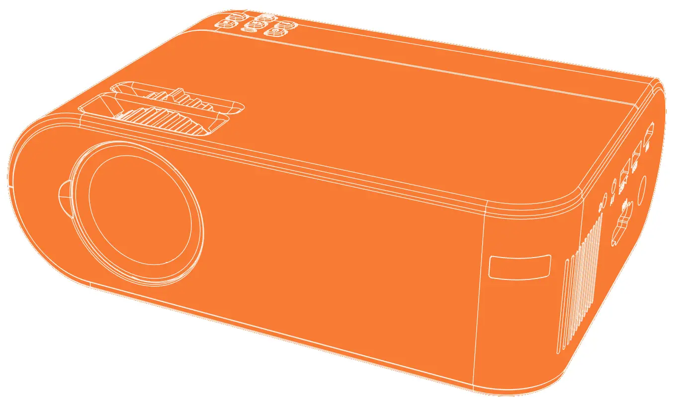 Yaber U2 Native 720P Entertainment LCD Projector