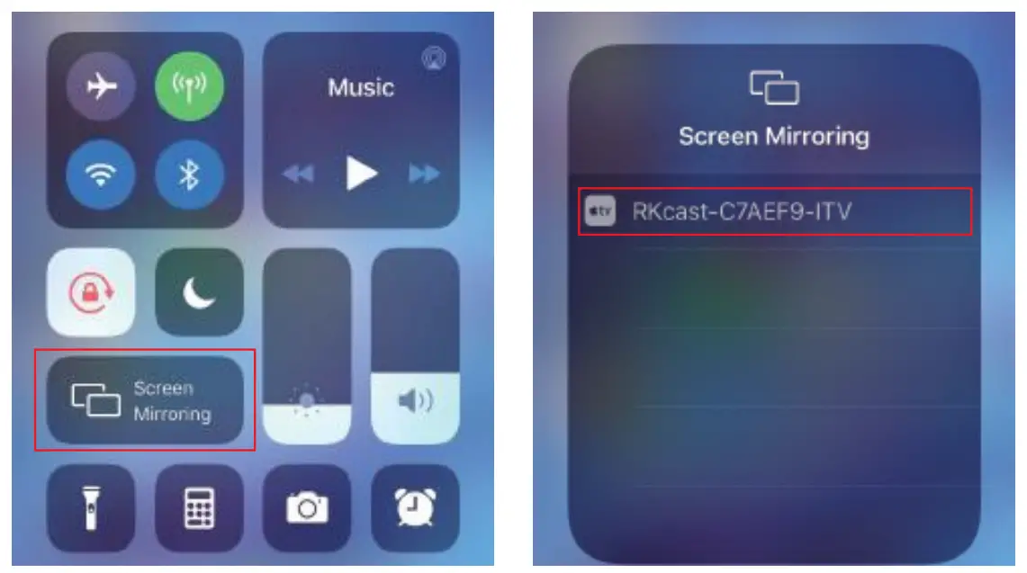 Wireless Projection Method