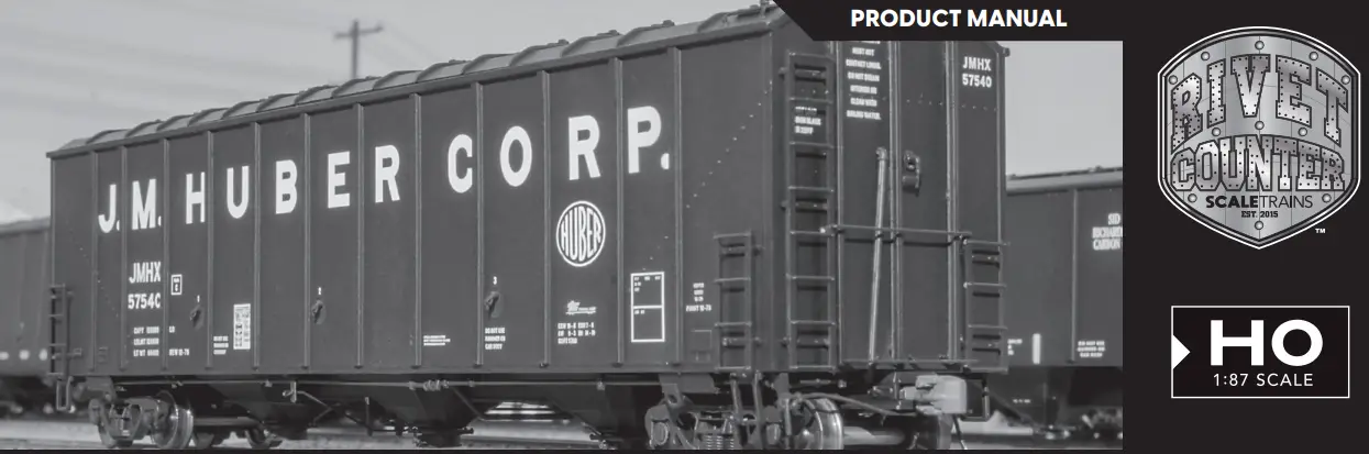 RIVET COUNTER Ho Scale Thrall 5750 Carbon Black - fig