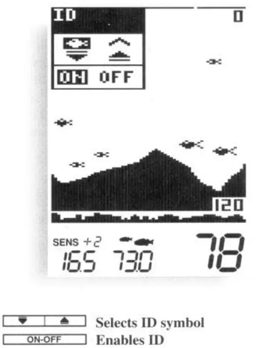 HUMMINBIRD Platinum ID120 Portable 120 Fish Depth Finder - FIGURE 40