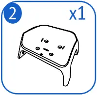 kikka boo Modo 2 In 1 Wooden Highchair B2