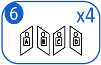 kikka boo Modo 2 In 1 Wooden Highchair B6