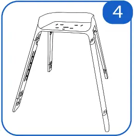 kikka boo Modo 2 In 1 Wooden Highchair C4