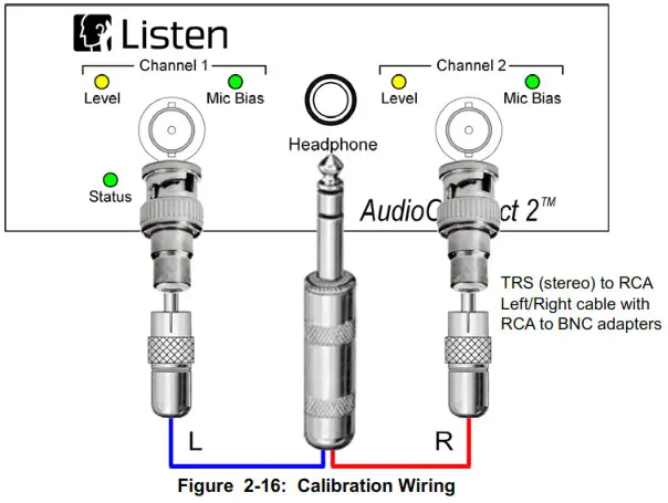 Listen AudioConnect 2 Analyzer Audio Interfaces - Operating Modes 12