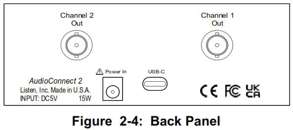 Listen AudioConnect 2 Analyzer Audio Interfaces - Operating Modes 2