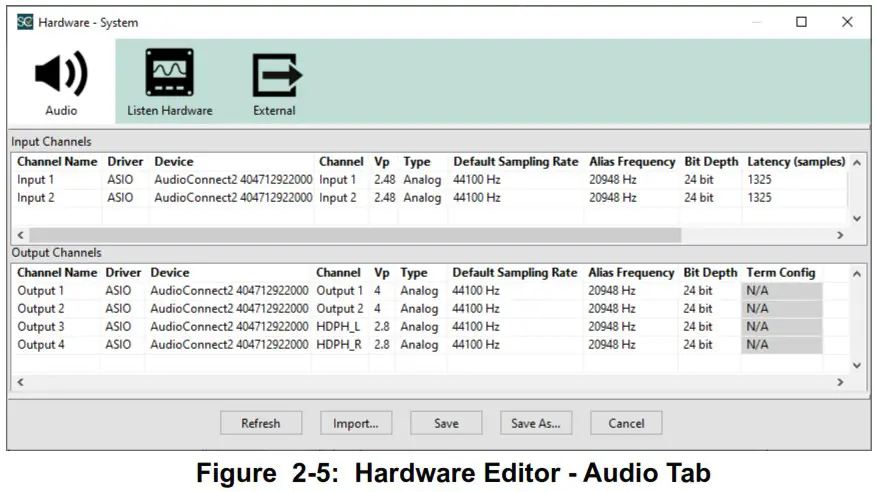 Listen AudioConnect 2 Analyzer Audio Interfaces - Operating Modes 3