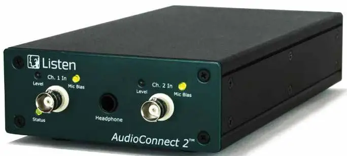 Listen AudioConnect 2 Analyzer Audio Interfaces - cover