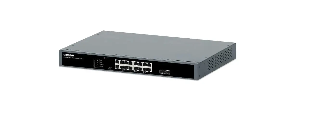 Intellinet 561983 16-port Gigabit Ethernet Poe+ Switch With 2 Sfp Ports Instructions