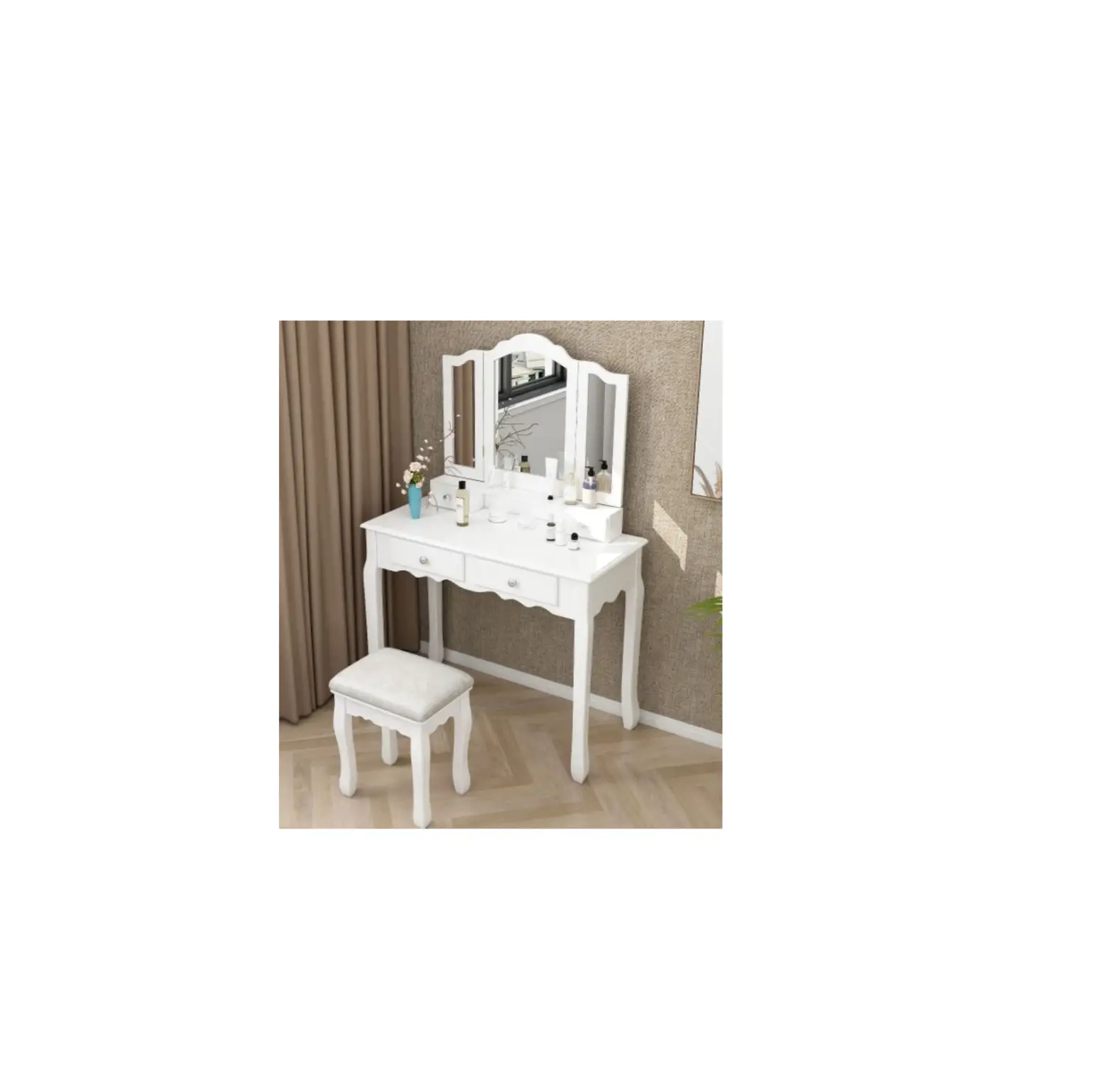 Jaxpety Hg61e0403 Modern Vanity Desk User Manual Jaxpety Hg61e0403 Modern Vanity Desk User Manual