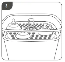 tommee tippee Steri Dryer Electric Steam Steriliser and Dryer - PARTS GUIDE3