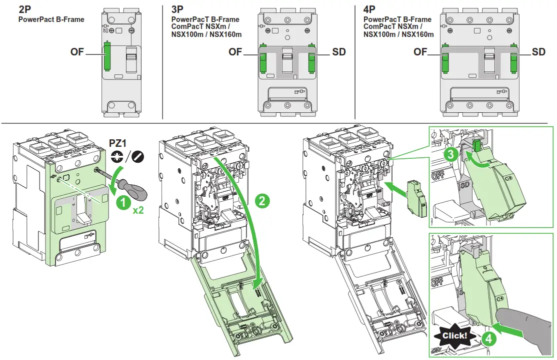 Schneider Electric ComPacT NSXm Wireless Indication Auxiliary for MCCB 16 160 A - fig 6