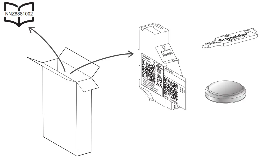 Schneider Electric ComPacT NSXm Wireless Indication Auxiliary for MCCB 16 160 A - fig