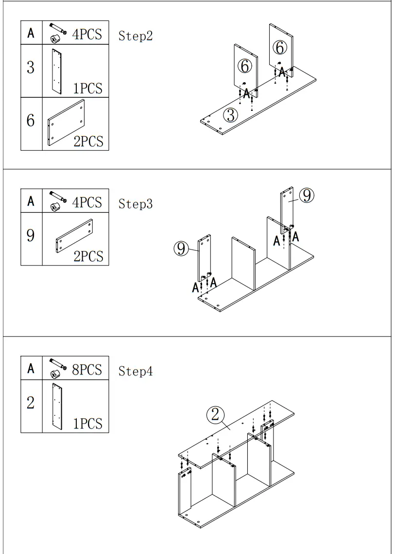Tribesigns HD F1602 WZZ Frailey 70 9 in Brown 5 Tier Industrial Bookcase Shelves - Fig2