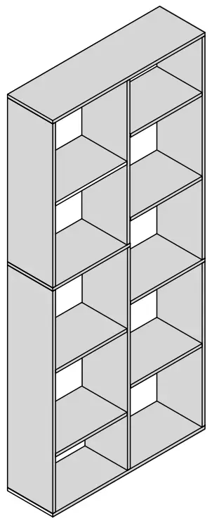 Tribesigns HD F1602 WZZ Frailey 70 9 in Brown 5 Tier Industrial Bookcase Shelves