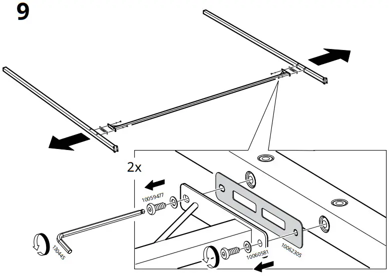 IKEA AA 2266758 1 GUNNÖN Gazebo Dark Grey 238x233 cm - Figure 11