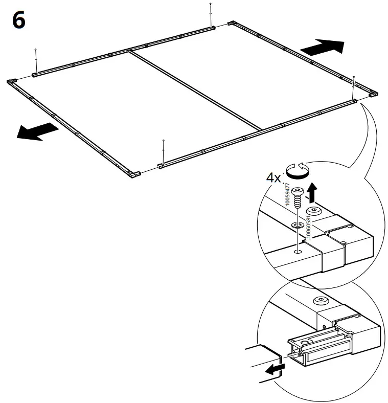 IKEA AA 2266758 1 GUNNÖN Gazebo Dark Grey 238x233 cm - Figure 8
