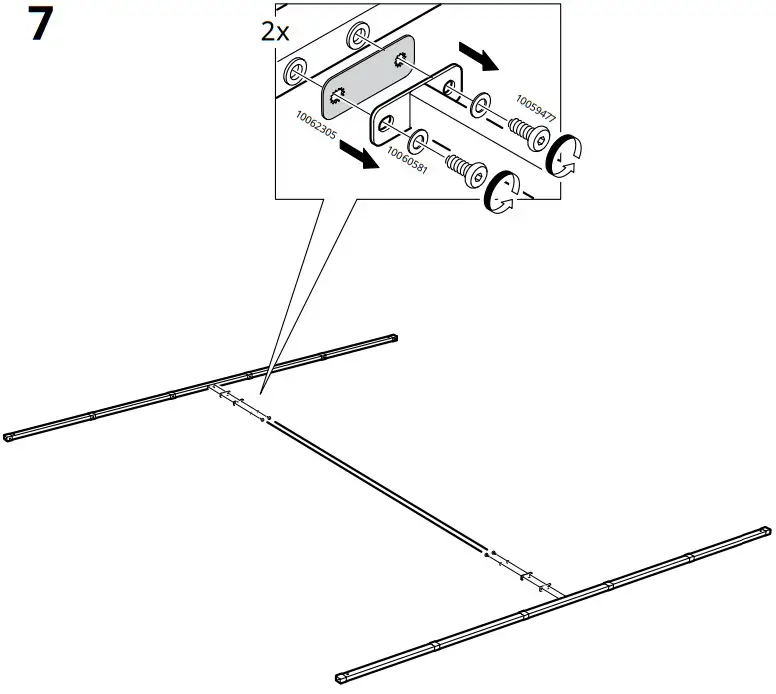 IKEA AA 2266758 1 GUNNÖN Gazebo Dark Grey 238x233 cm - Figure 9