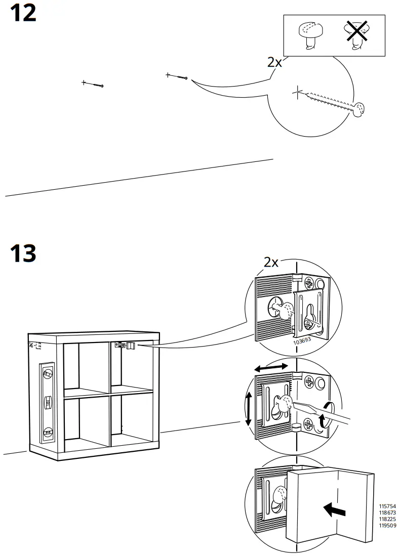 IKEA KALLAX Shelving Unit with Underframe - Assembly 7