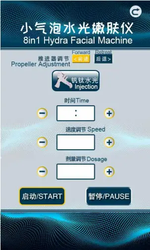 REJUVA FRESH SR-AF1317A 8 in 1 Hydra Facial Machine - c38