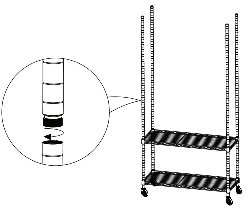 EFINE-RL200-5WX2,-5-Shelf-Shelving-Units-and-Storage-on -Wheels-fig-8