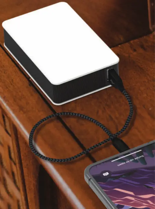 POWERSTICK 806200 PowerTrip Classic Portable Charger With Emergency Solar Panel