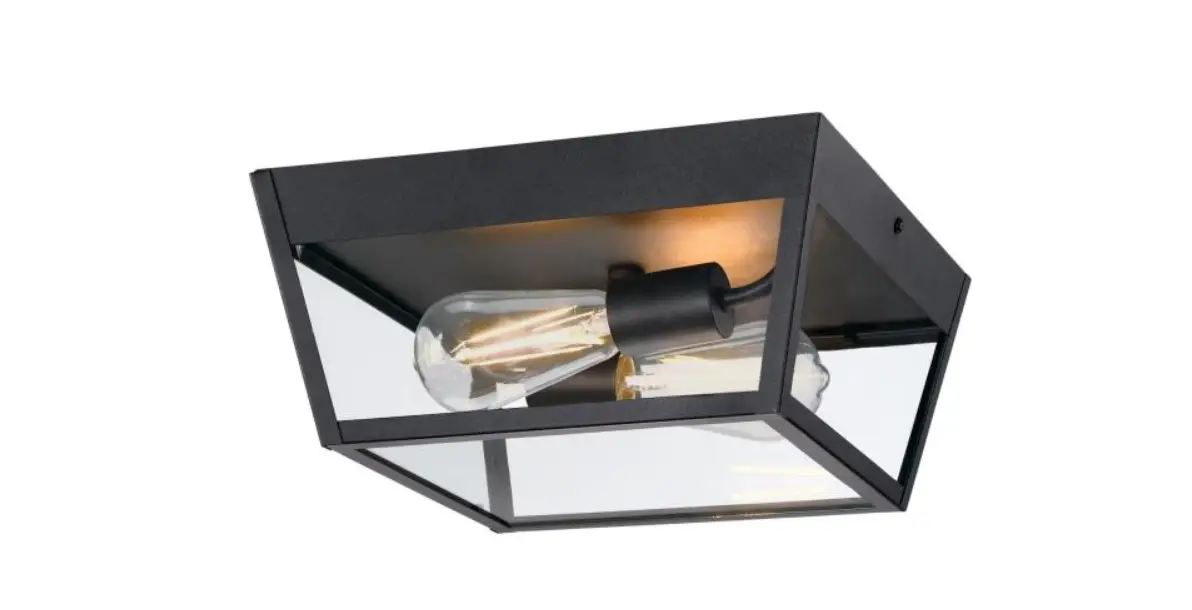 Westinghouse Gs-26-fs1-wh22 Peterson 30 Cm Two Light Outdoor Flush Mount Ceiling Fixture Instruction Manual