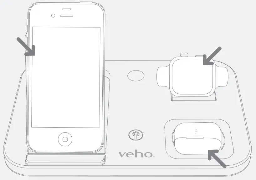 veho VWC-004-DS7 Wireless Multi-Charging Station - Fig 3