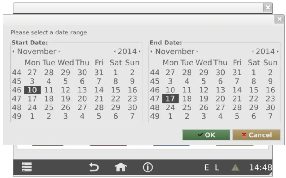 Relay WEBLOG 250 M Bus Datalogger Devices - describe the manual export