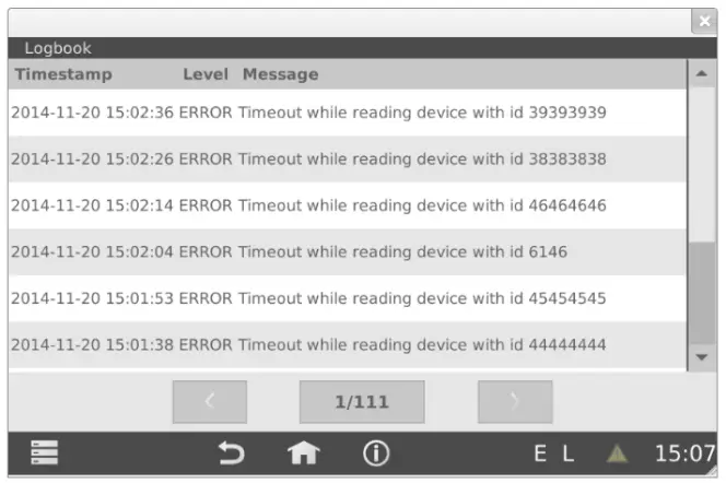 Relay WEBLOG 250 M Bus Datalogger Devices - logbook by a push