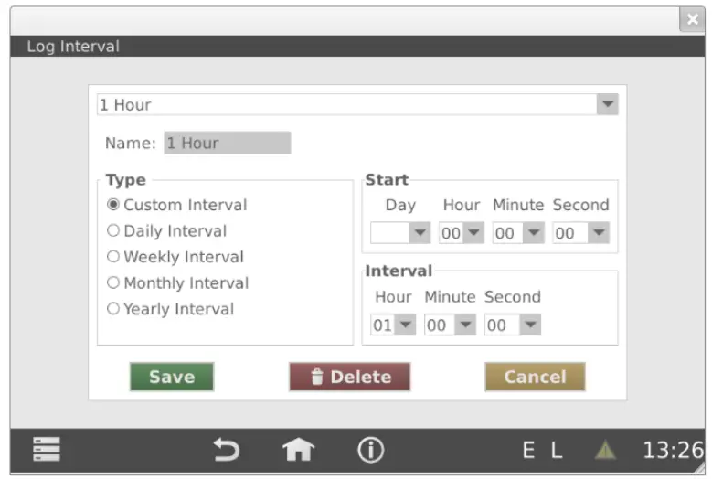 Relay WEBLOG 250 M Bus Datalogger Devices - logging is done every