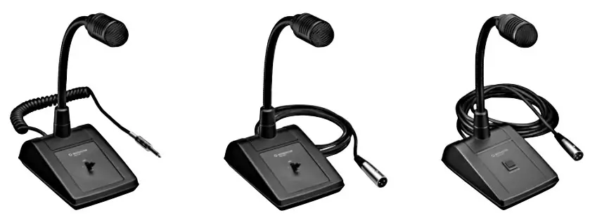 MONACOR PDM 300 Desk Microphones