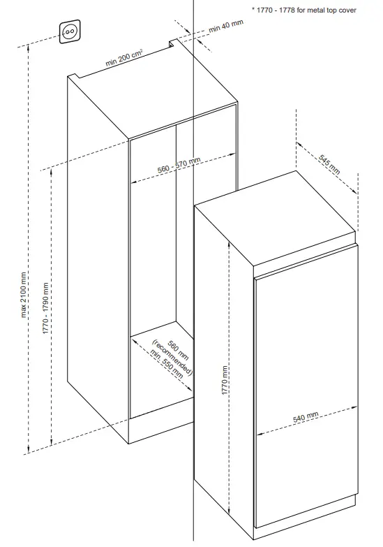 Cylinda FI6377NEVE Freezer - Fig 4