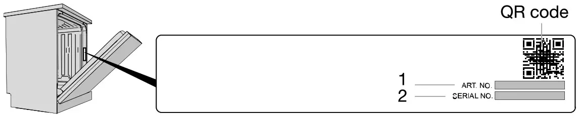 ASKO DFI544D Dishwasher - Installation 2