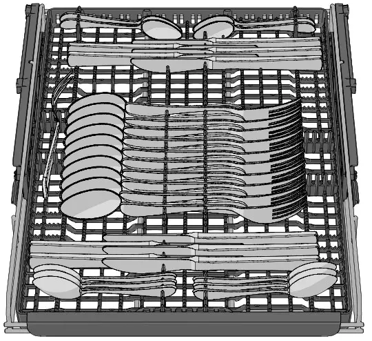 ASKO DFI544D Dishwasher - Loading the dishwasher 1